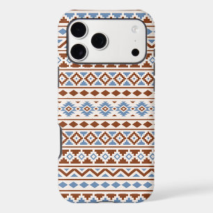 Aztec Essence Pattern II Rust Blue Cream