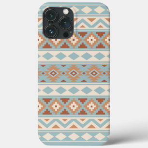 Aztec Essence Ptn IIIb Blue Cream Terracottas iPhone 13 Pro Max Case