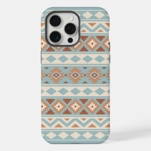 Aztec Essence Ptn IIIb Blue Cream Terracottas iPhone 15 Pro Max Case