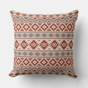 Aztec Essence Ptn IIIb Taupes Creams Terracottas Cushion