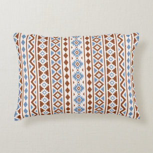 Aztec Essence Vertical Ptn II Rust Blue Cream Decorative Cushion
