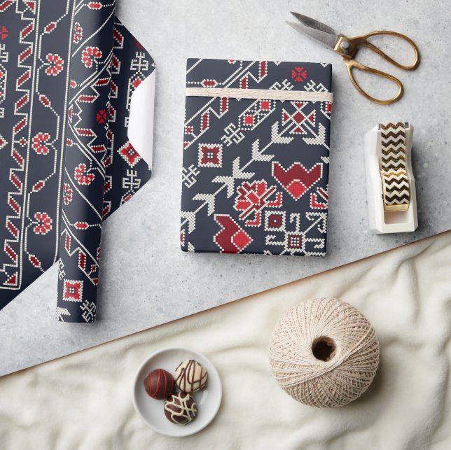 Aztec Ethnic Pattern Wrapping Paper (Crafts)