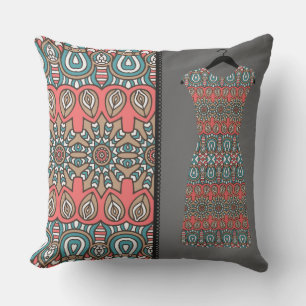 Aztec Fashion Reversible Decorative Pillow