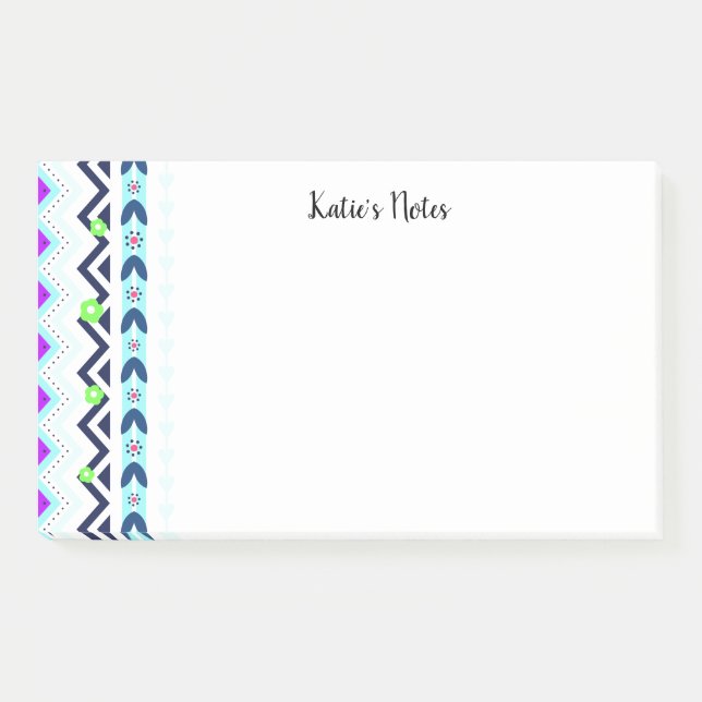 Aztec Girl Post-it Notes (Front)