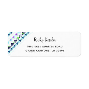 Aztec Girl Return Address Label