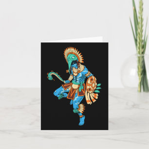 Aztec God Of War And Sun - Huitzilopochtli Card