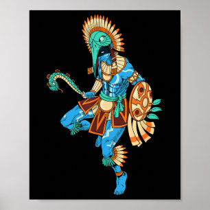 Aztec God Of War And Sun - Huitzilopochtli  Poster