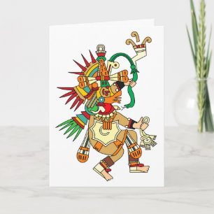 Aztec God Quetzalcoatl Thank You Card