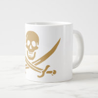 Aztec Gold Skull & Cutlass Pirate Calico Jack
