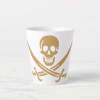 Aztec Gold Skull & Cutlass Pirate Calico Jack