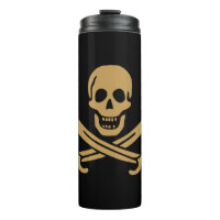 Aztec Gold Skull & Cutlass Pirate Calico Jack