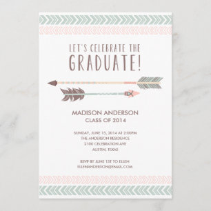 Aztec Graduation Party Invitation