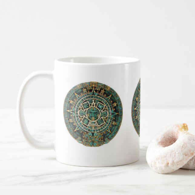 Aztec Green Mug (With Donut)