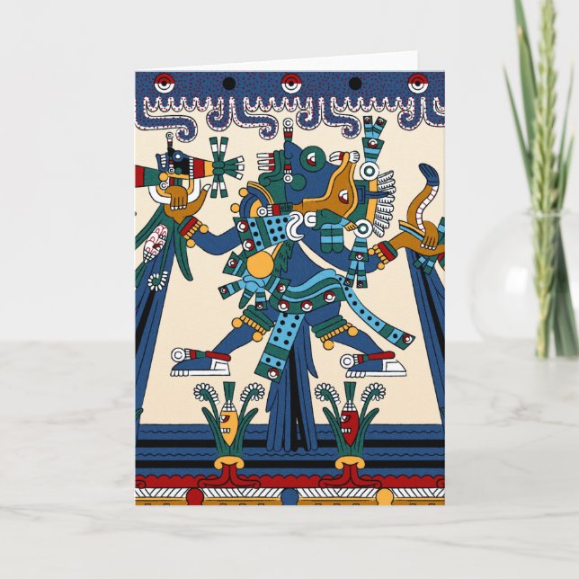 Aztec Greetings Card (Front)