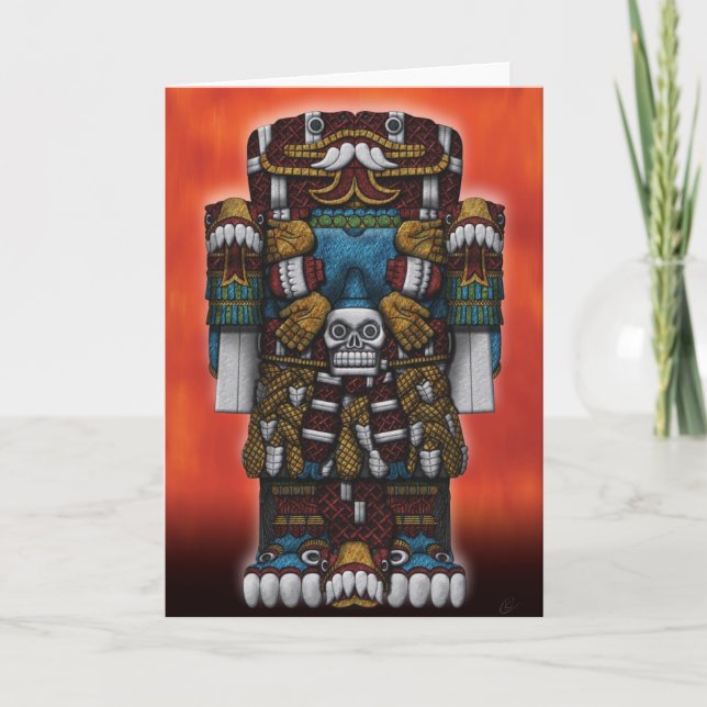 Aztec Greetings Card (Front)