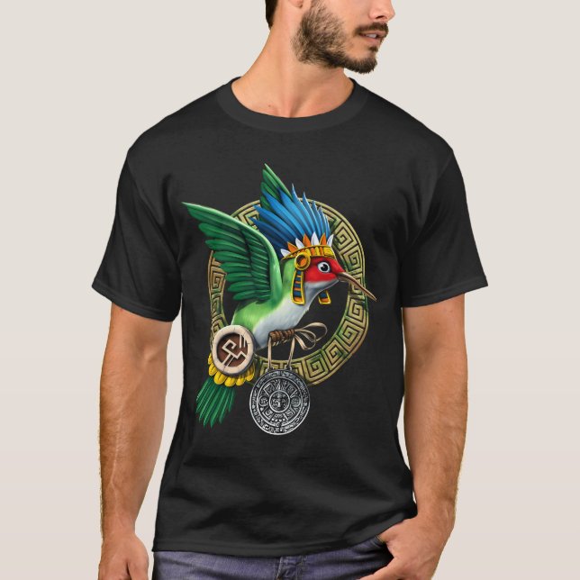 Aztec Hummingbird T-Shirt (Front)