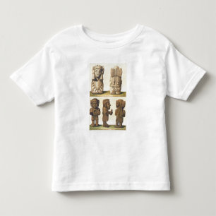 Aztec Idols, Mexico (colour lithograph) Toddler T-Shirt