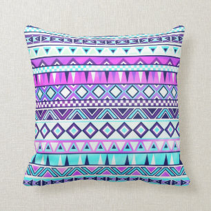 Aztec inspired pattern cushion