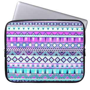 Aztec inspired pattern laptop sleeve