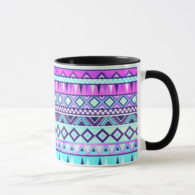 Aztec inspired pattern mug (Right)