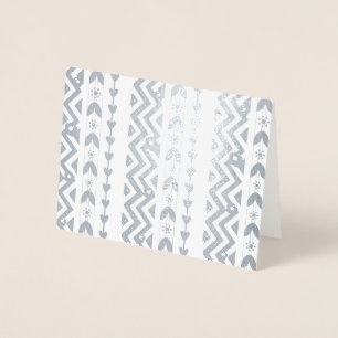 Aztec Inspired Stationery Foil Card