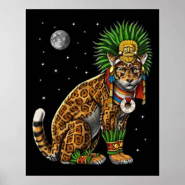 Aztec Jaguar God Poster (Front)