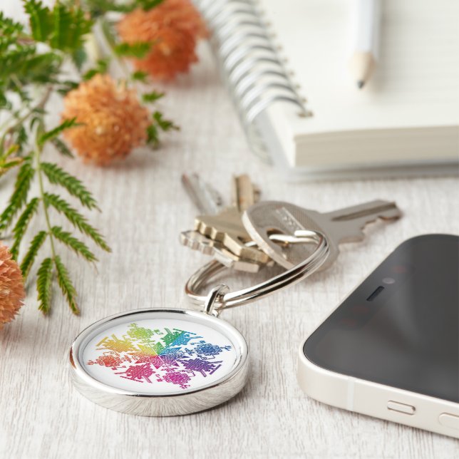 Aztec Key Ring (Side)