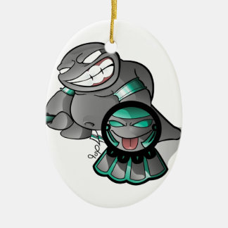 Aztec Lil Fat Belly Ceramic Tree Decoration