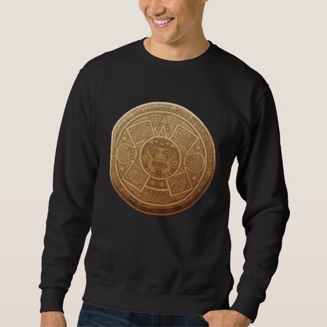 Aztec Mayan Calendar Ancient Maya civilization Sweatshirt (Front)