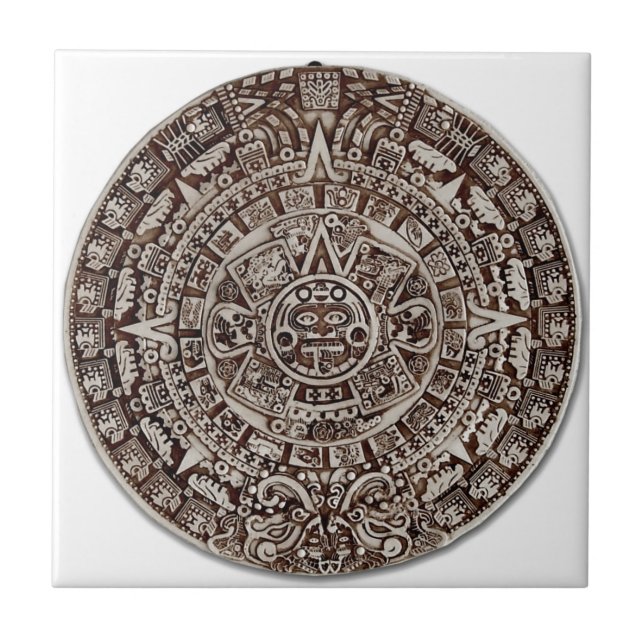 Aztec Mayan calendar/ Tile (Front)