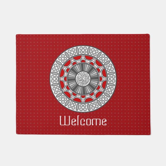 Aztec Meets Alien Doormat (Front)