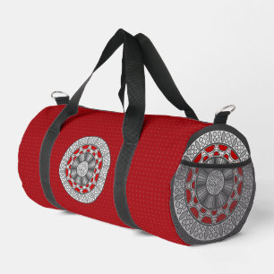 Aztec Meets Alien Duffle Bag