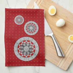 Aztec Meets Alien Hand Towel