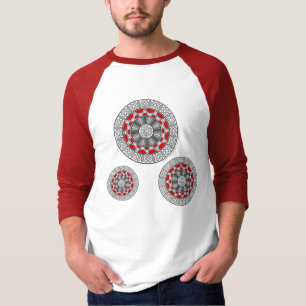 Aztec Meets Alien Men's Light Shirt