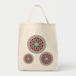 Aztec Meets Alien Tote Bag