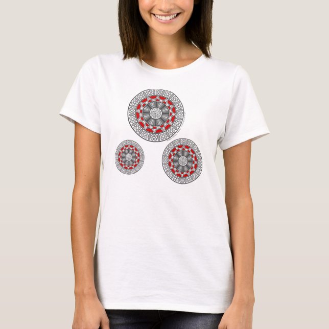 Aztec Meets Alien Women's Light Shirt (Front)