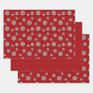 Aztec Meets Alien Wrapping Paper Set