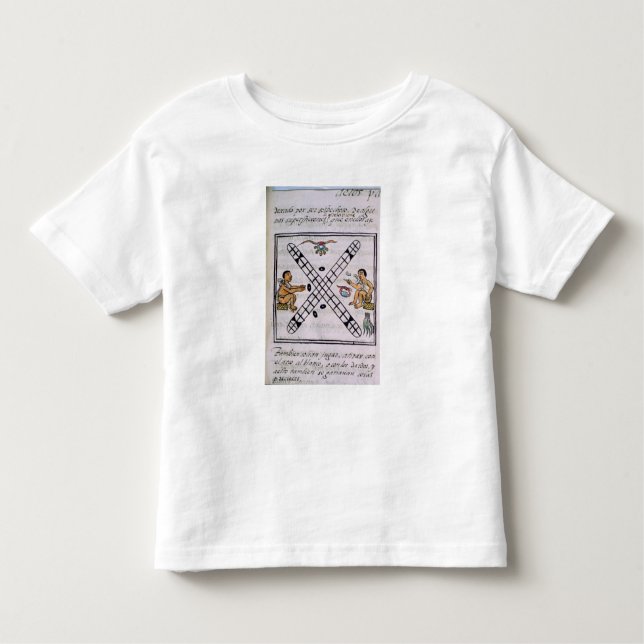 Aztec men gambling Patoli Toddler T-Shirt (Front)