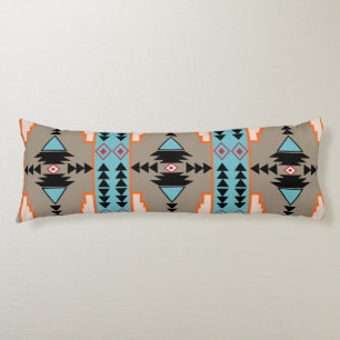Aztec Mexican Geometric Pattern Body Cushion