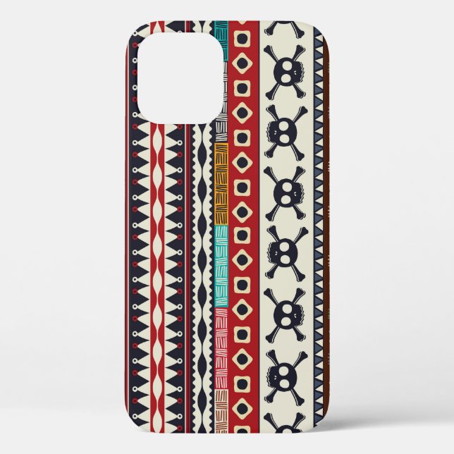 Aztec motif, seamless pattern design Case-Mate iPhone case (Back)