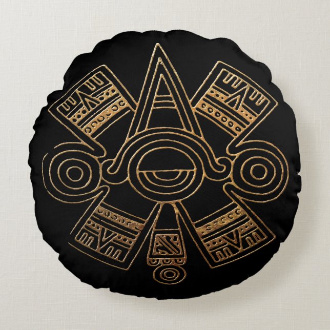 AZTEC Movement Round Cushion (Front)