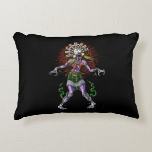 Aztec Mythology Deity Tzitzimitl Decorative Cushion
