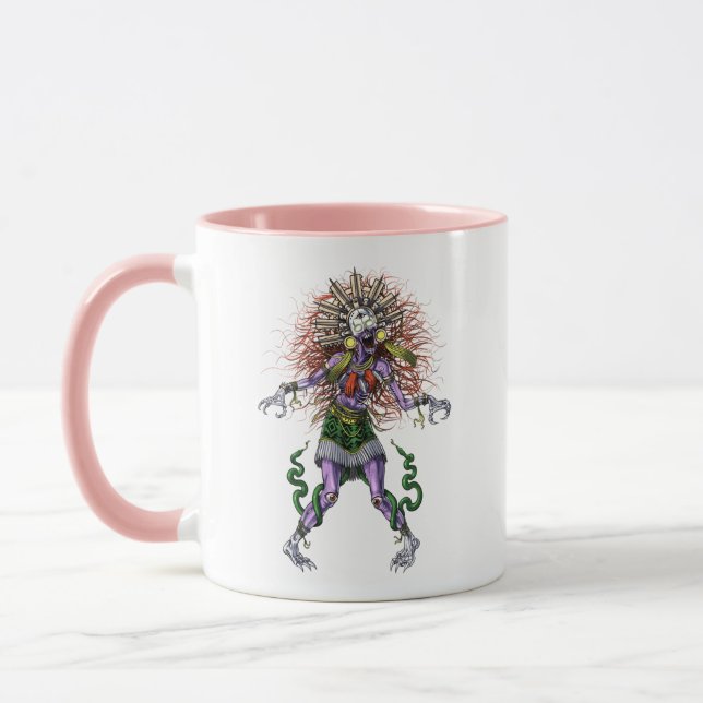 Aztec Mythology Deity Tzitzimitl Mug (Left)