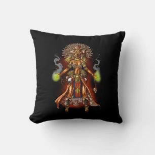 Aztec Mythology God Managua Cushion