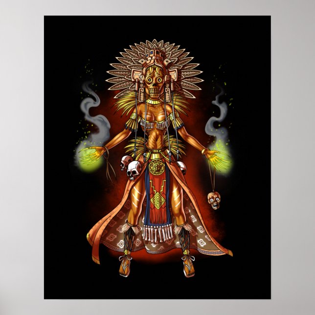 Aztec Mythology God Managua Poster (Front)