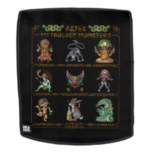 Aztec Mythology Monsters Backpack