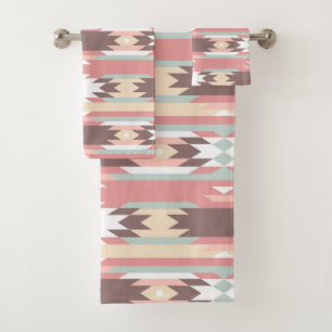 Aztec Native American Design Towels