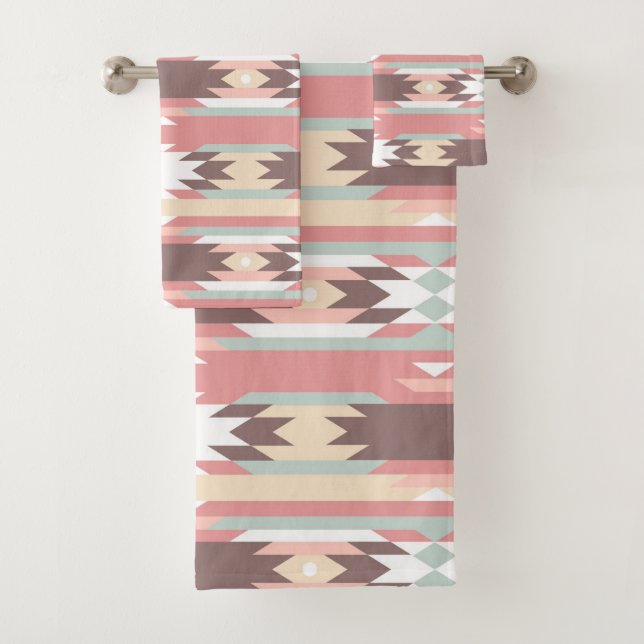Aztec Native American Design Towels (Insitu)