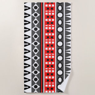 Aztec native pattern beach towel