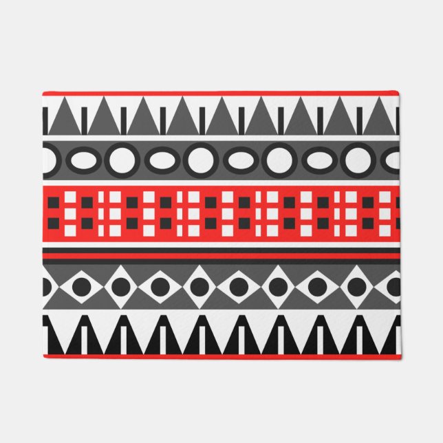 Aztec native pattern doormat (Front)